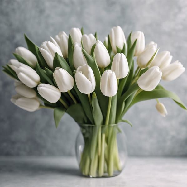 Trang trí hoa tulip
